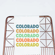 Burlington Retro Color Block Custom Gift Towel