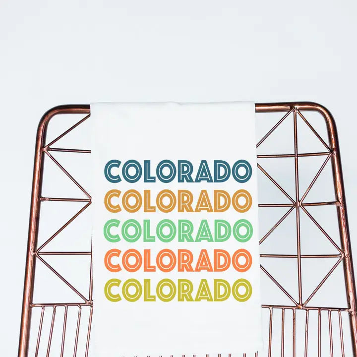 Burlington Retro Color Block Custom Gift Towel