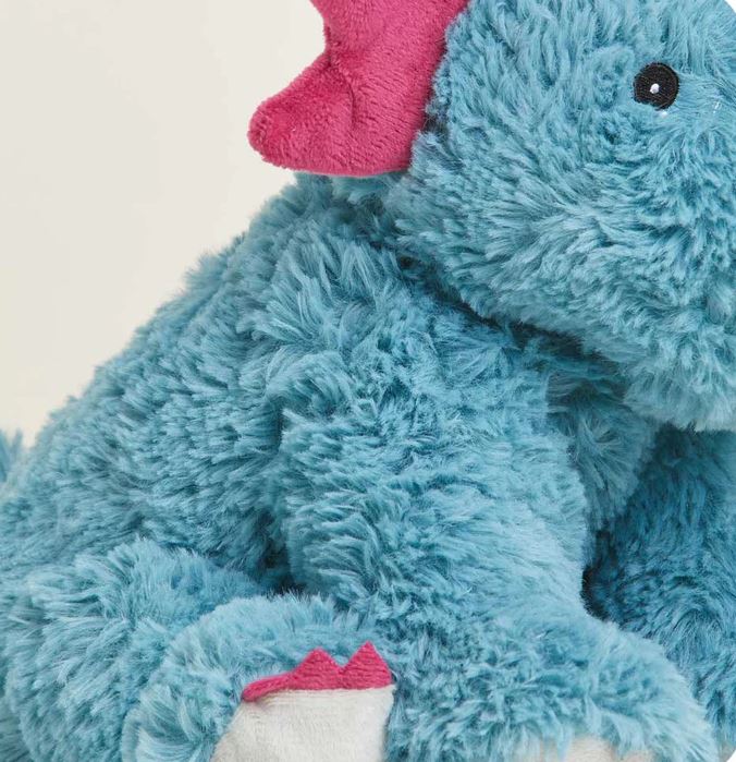 Warmies Dino Triceratops Turquoise & Red by Homeportonline