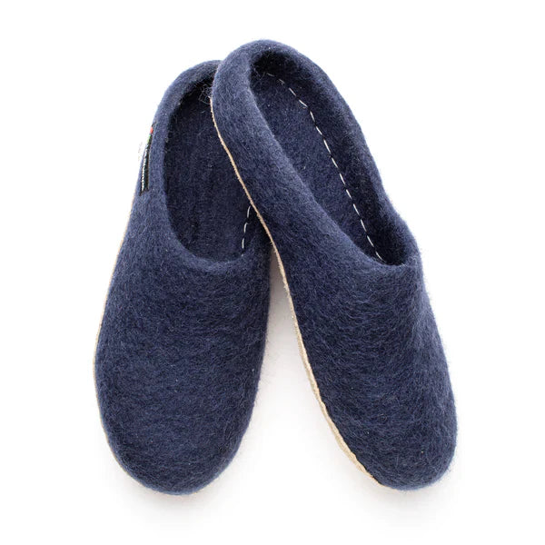 Shara Slippers - Navy Size 39 by Homeportonline