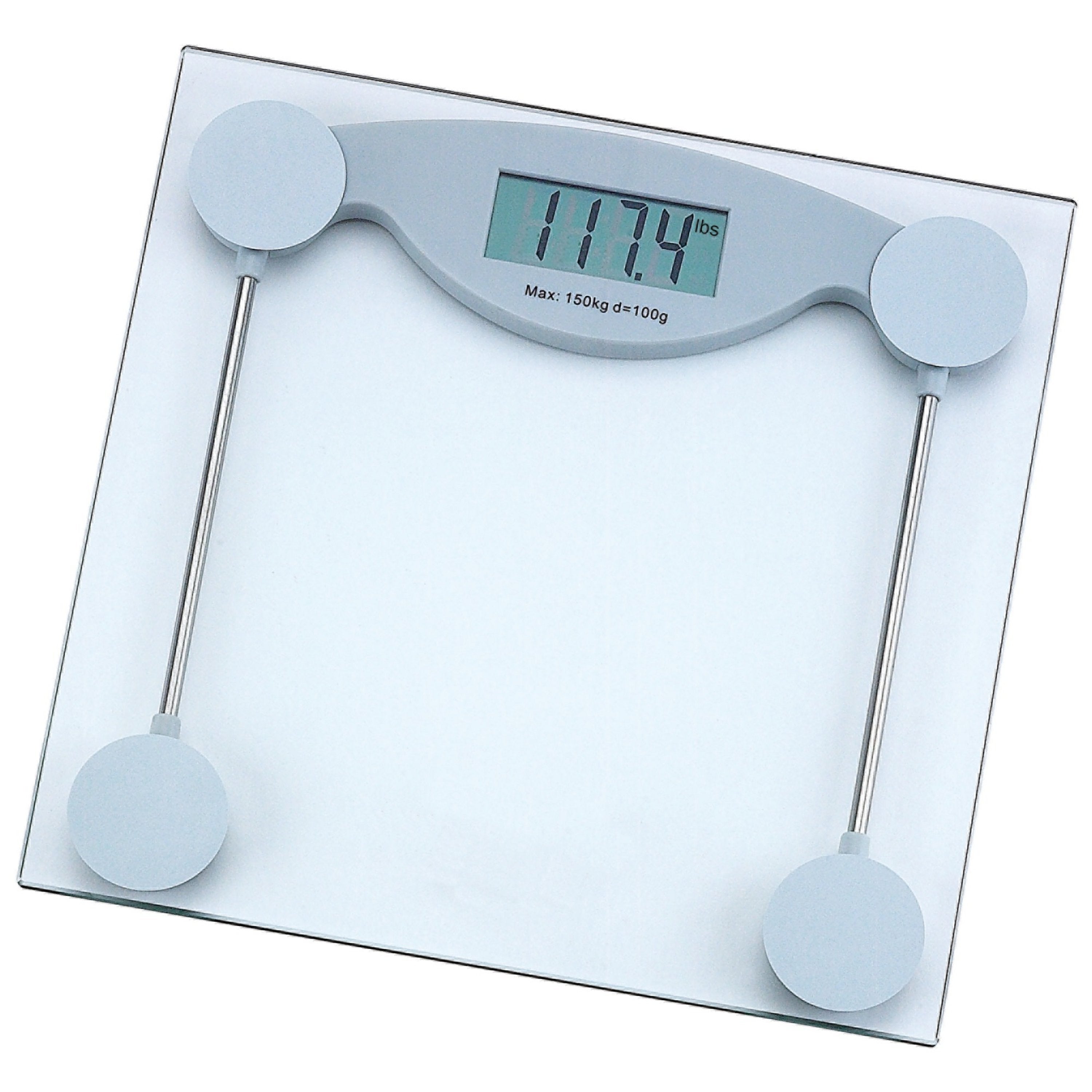 Glass Electronic Bathroom LCD Display Scale – Myti