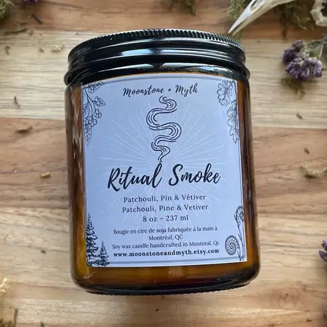 Ritual Smoke, 100% Soy Wax Scented Candle