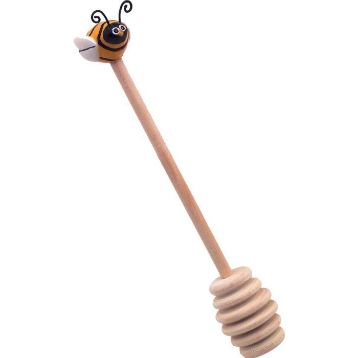 Wooden Bee Honey Dipper by Kiss the Cook