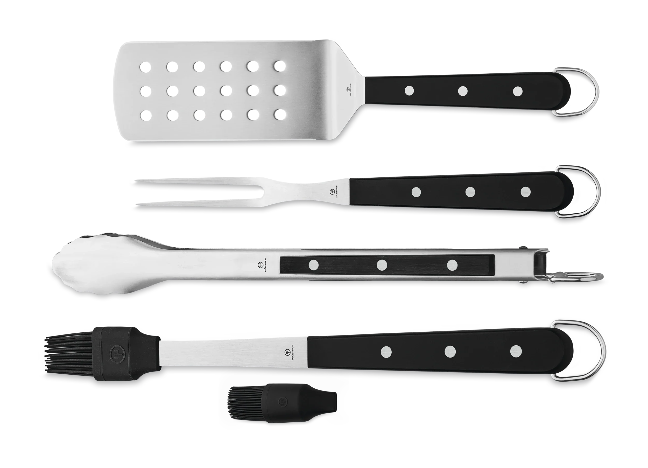 4 Pc. BBQ Tool Set by Kiss the Cook