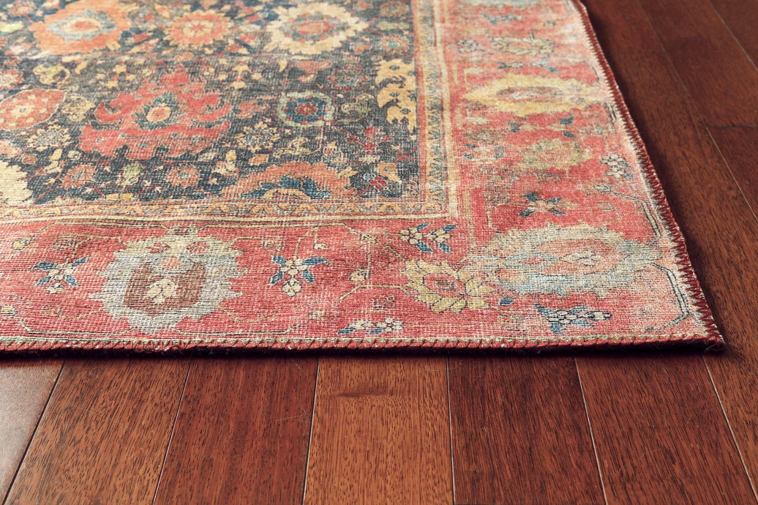 London Luna Navy Washable Rug Runner 2'6" x 7'6" by Homeportonline