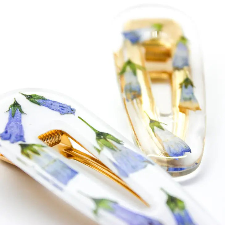 Pressed Flower Hair Clip