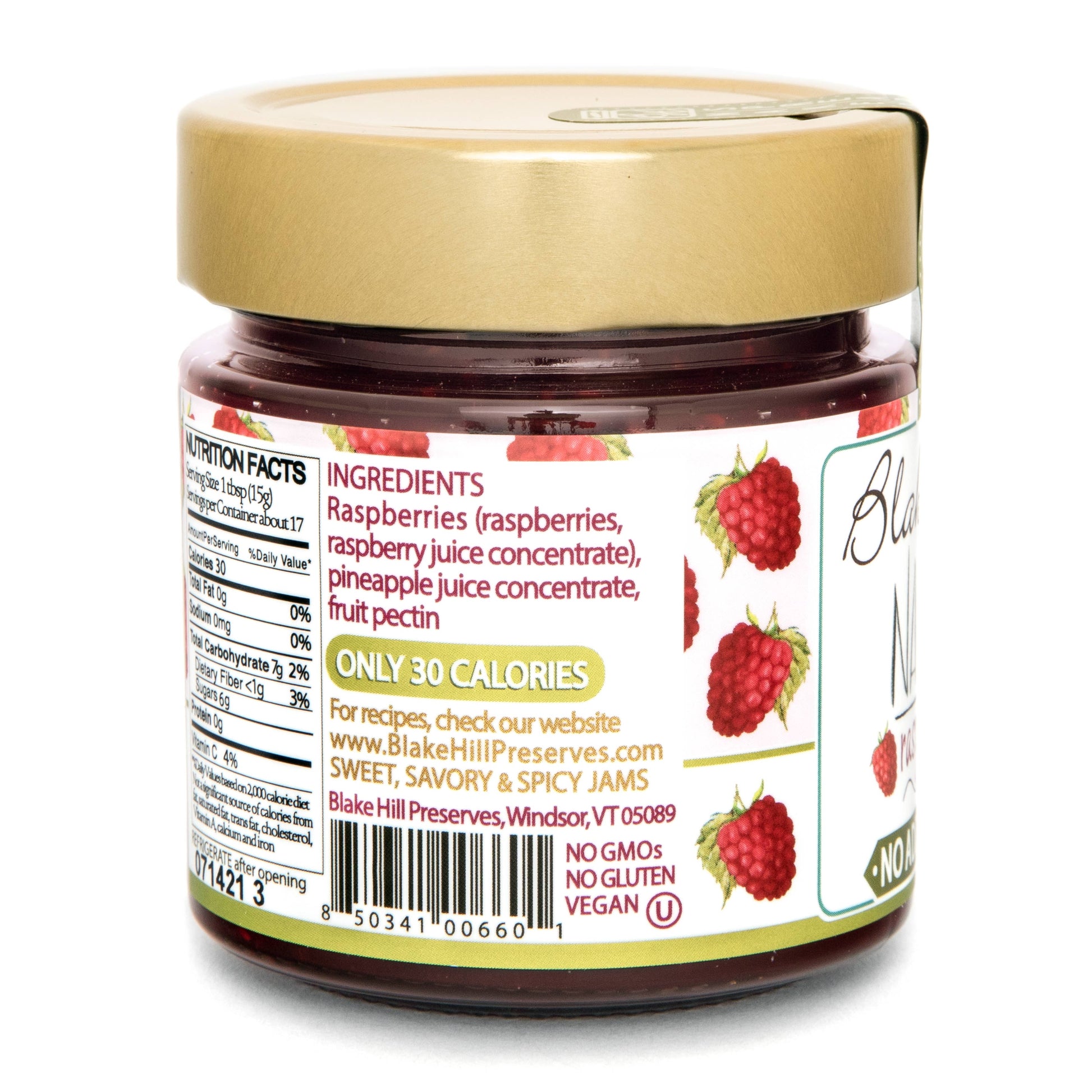 Blake Hill Preserves - Naked Raspberry Spread - No Sugar Added by SidePony Boutique