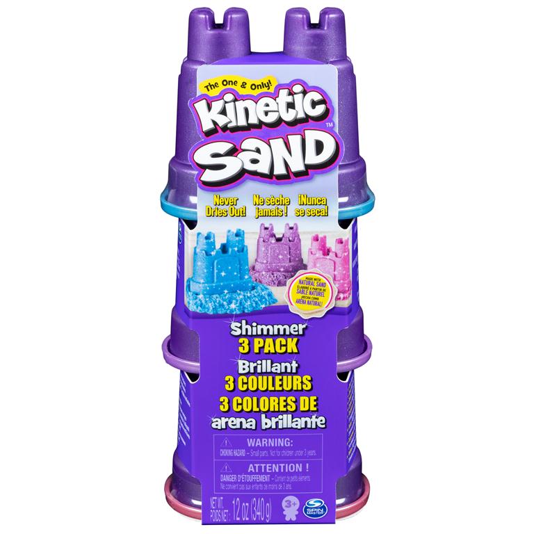 Kinetic Sand Shimmer 3 Pack by Homeportonline