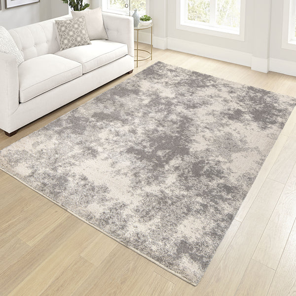 Nirvana Strata Rug Light Grey 5'3" x 7'1" by Homeportonline