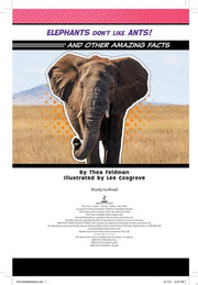 Elephants Don't Like Ants!: And Other Amazing Fact