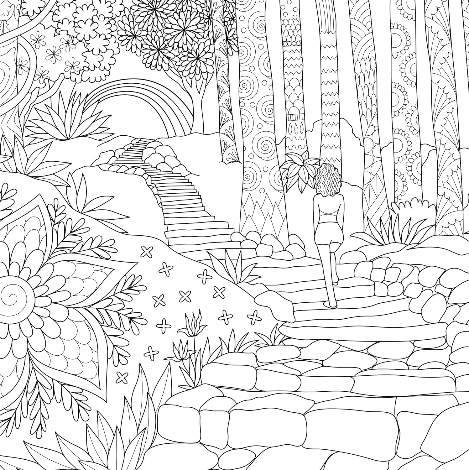 Artist's Adult Coloring Book Boho Dreams by Homeportonline