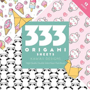 333 Origami Sheets Kawaii Designs: High-Quality Do