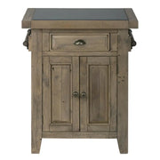 Slater Mill Reclaimed Pine Kitchen Island Granite Top by Homeportonline