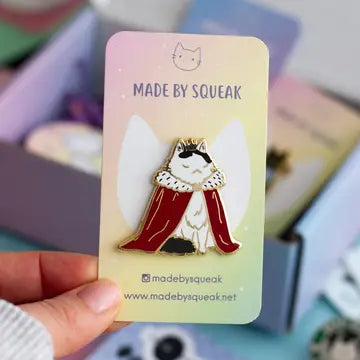Cat Enamel Pins by Made by Squeak