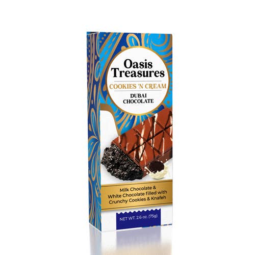 Dubai Chocolate Bar Cookies 'N Cream by Oasis Treasures by SidePony Boutique