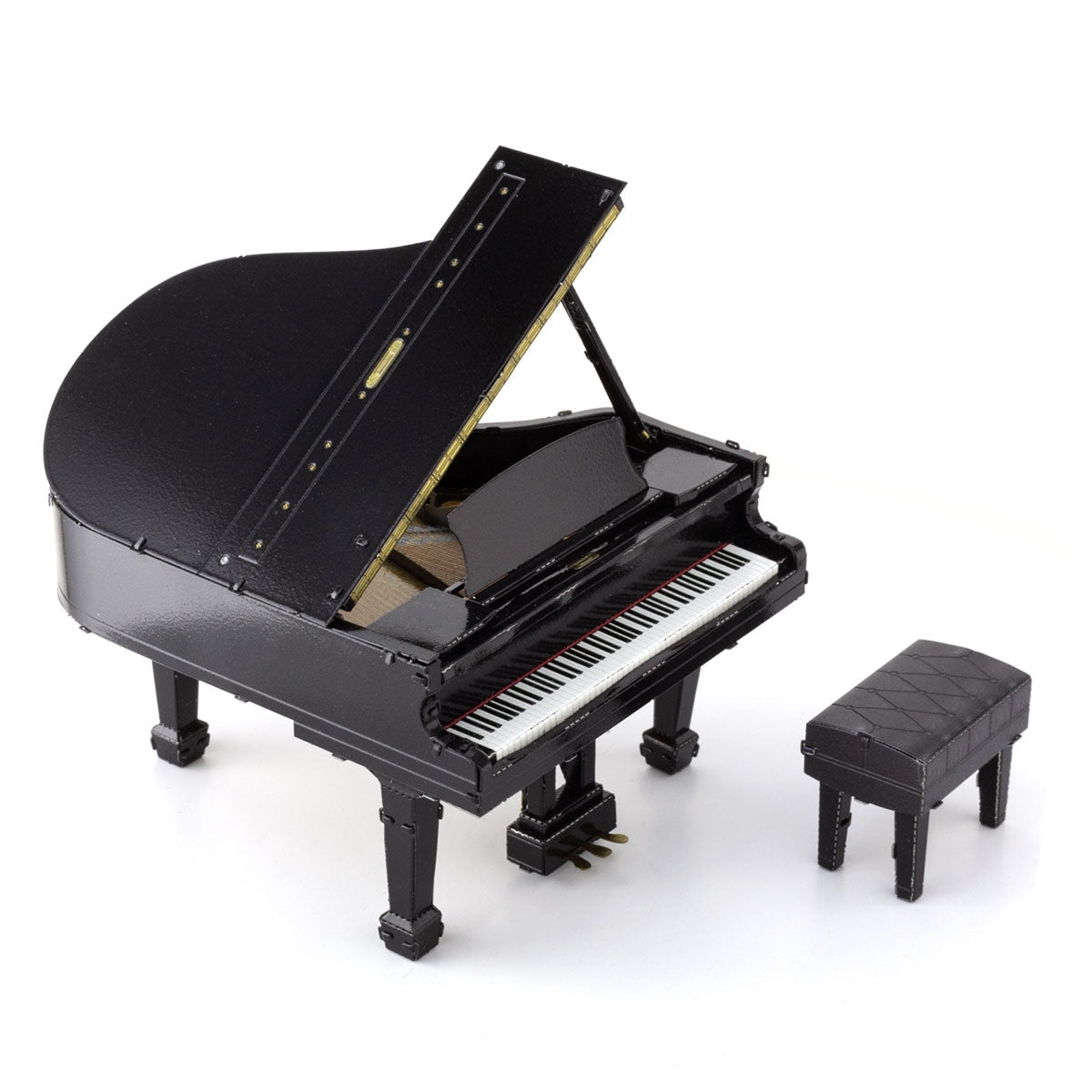 Metal Model Kit Musical Grand Piano Black by Homeportonline