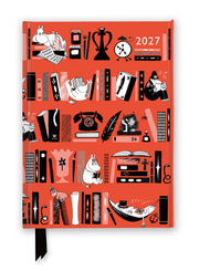 Moomin Bookshelves 2027 Luxury Diary Planner - Page to View with Notes