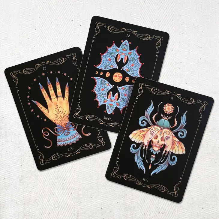 Nocturnal Garden Lenormand Art Nouveau Deck