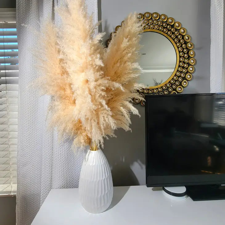 Huge XL Fluffy Pampas Grass - 1 Stem by Wild Lark