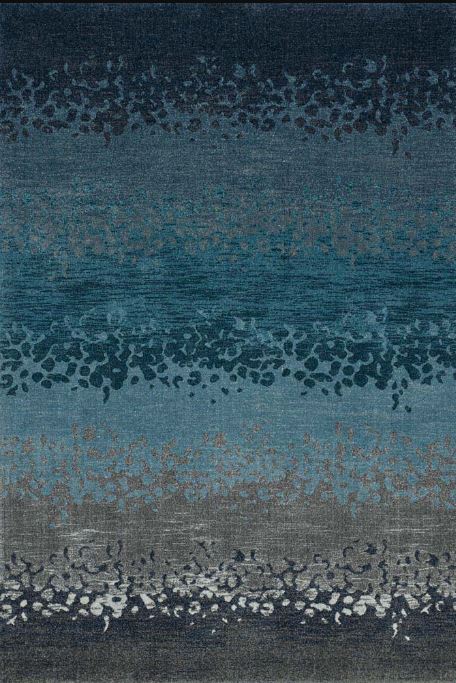 Geneva Rug Multi Blues & Grays 5'3" X 7'7" by Homeportonline
