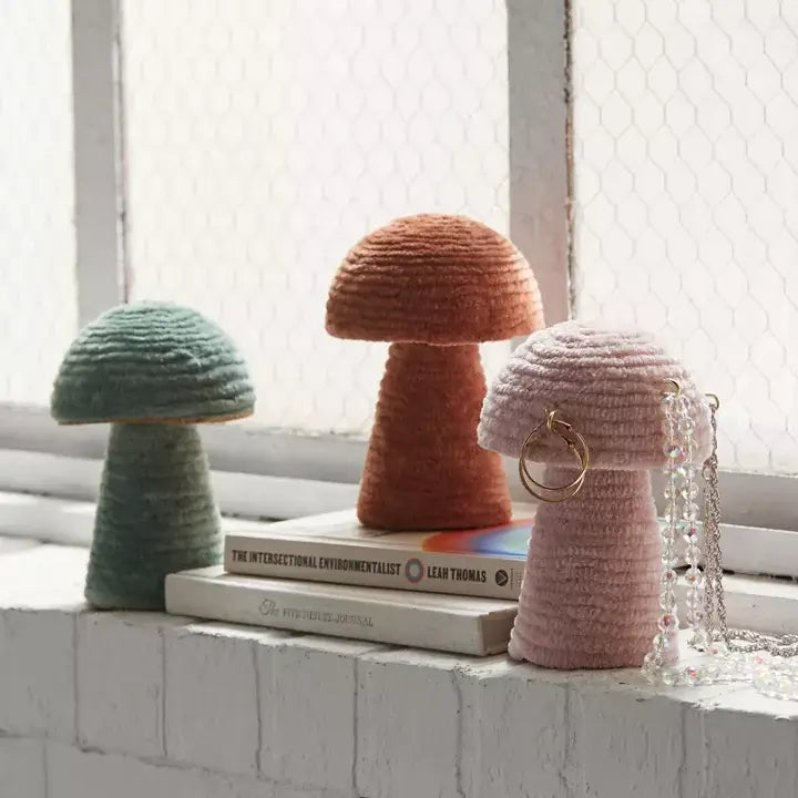 Mushroom Jewelry Holder Velvet