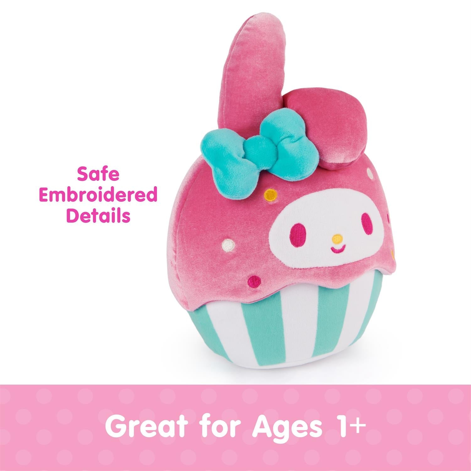 Plush Sanrio Hello Kitty My Melody Cupcake 8" by Homeportonline