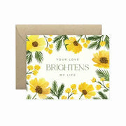 Wildflower Brighten Life Greeting Card
