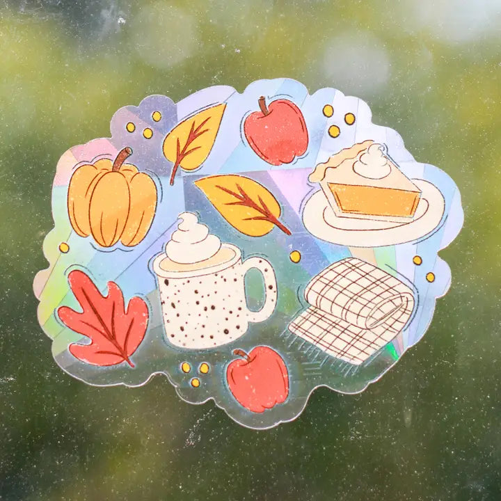 Floral Sun Catcher Window Decals