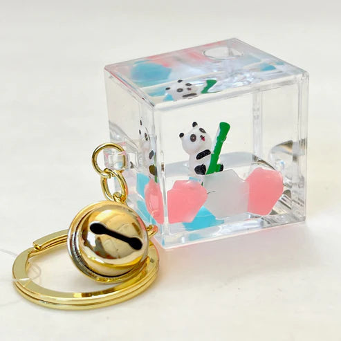Keychain Charm Panda & Bamboo Floaty in Various Containers - Sold Individually by Homeportonline