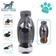 Pet Travel Bottle - Grey by Homeportonline