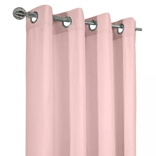 Harmony Grommet Top Panel 52" x 63" Rose by Homeportonline
