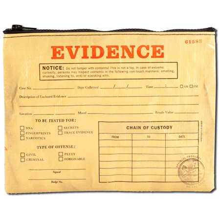 Evidence Zipper Pouch