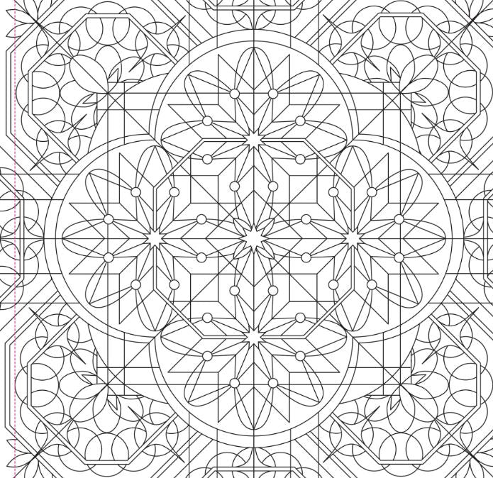 Artist's Adult Coloring Book Kaleidoscope Designs by Homeportonline