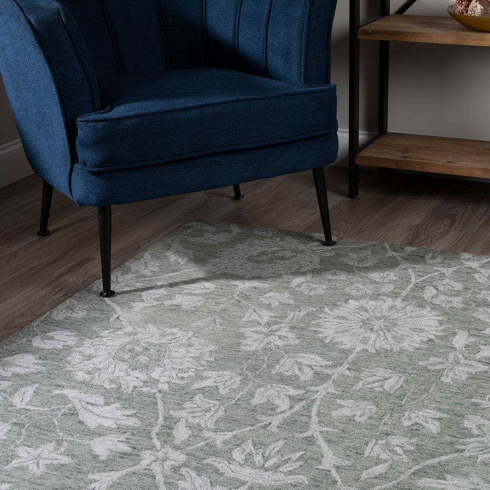 Korba Rug Ash 5' X 7'6" by Homeportonline