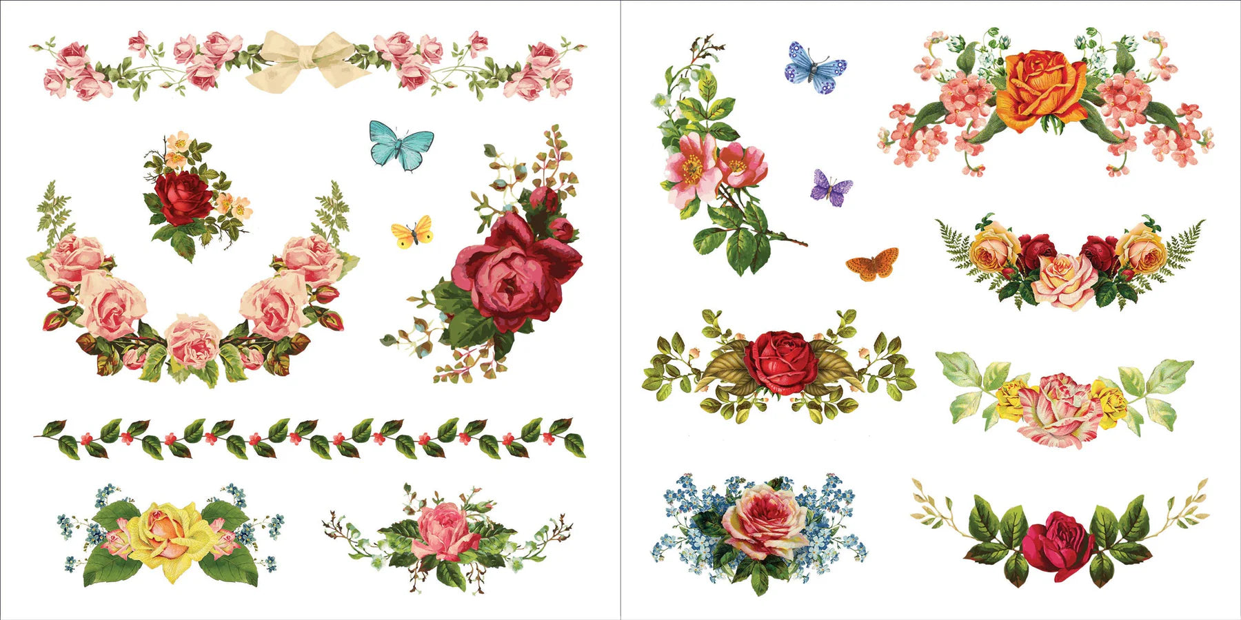 Sticker Book Bunches Of Botanicals by Homeportonline