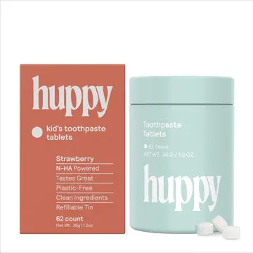 Huppy Fluoride-Free Toothpaste Tablets