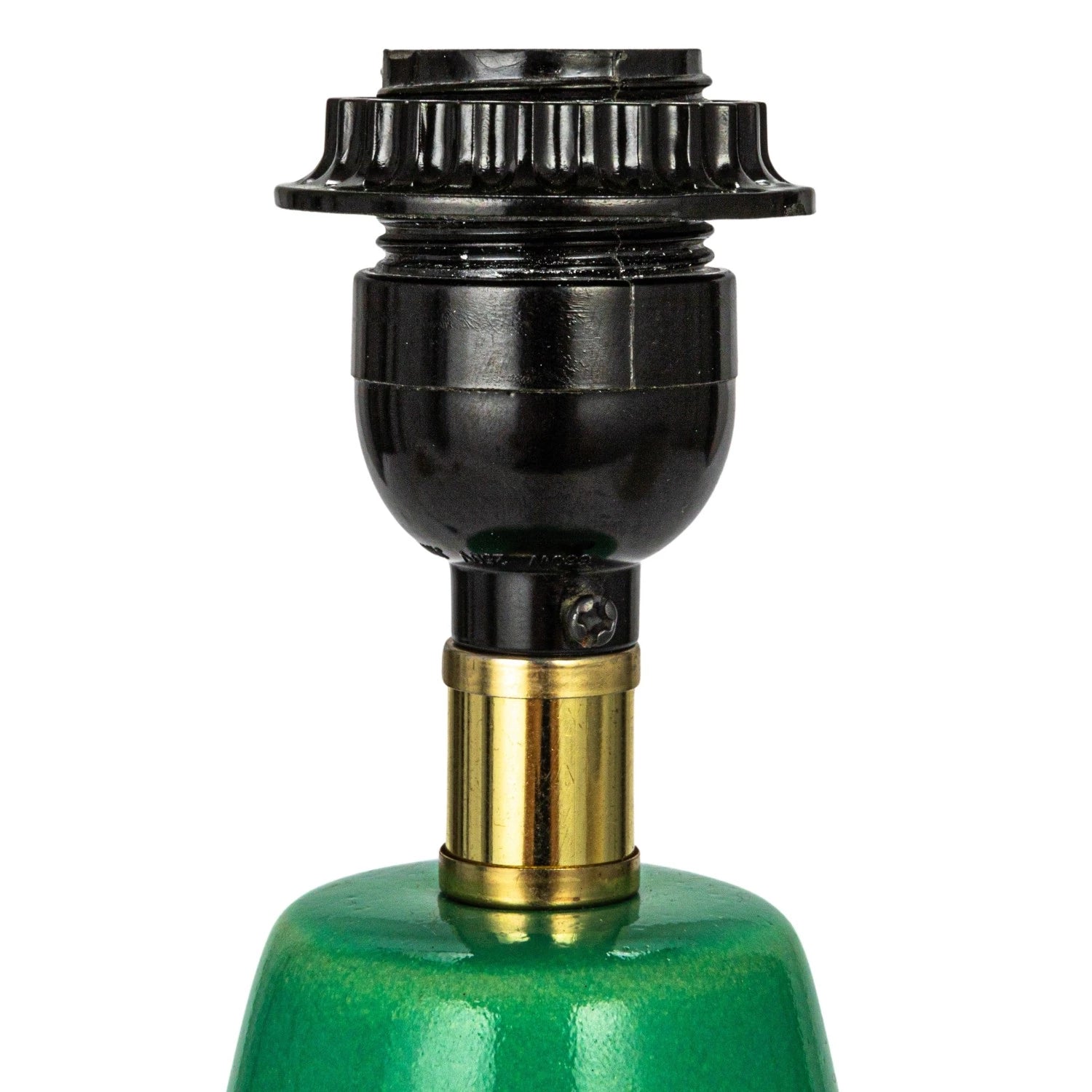 Lamp Tabletop Ceramic Green 27.5"h by Homeportonline