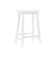 Beamon Bar Stool White 29" by Homeportonline