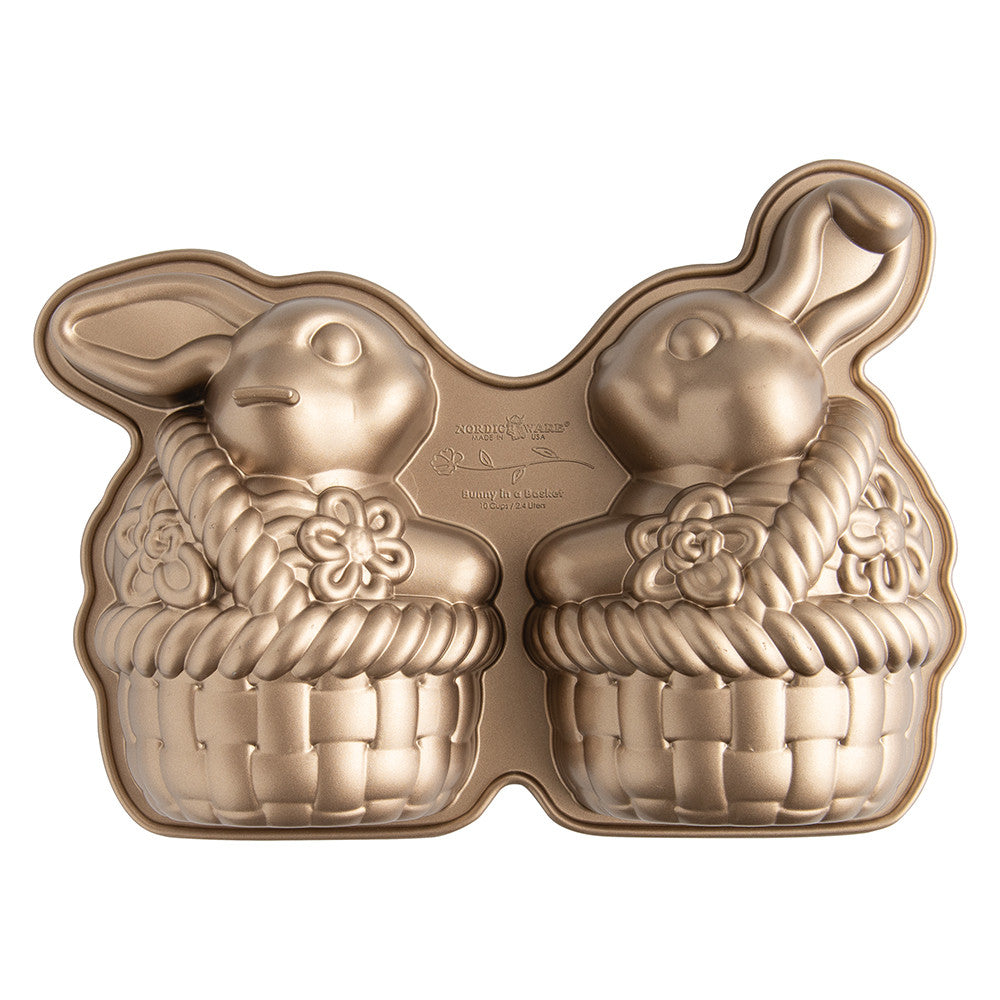 Bunny in a Basket Cake Pan by Kiss the Cook