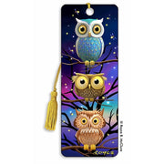 Royce 3D Bookmark - Moonlit Owls  (Hardcover)