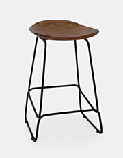 Natures Edge Light Chestnut Dining Counter Stool Backless by Homeportonline