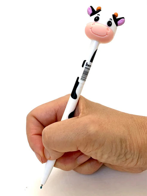 Gel Pen Cow Retractable by Homeportonline