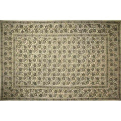 Tapestry Twin Size Veggie Natural Block Green by Homeportonline