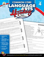 Common Core Language Arts 4 Today, Grade 4 : Daily