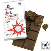 LAKE CHAMPLAIN CHOCOLATES, ORGANIC DARK CHOCOLATE