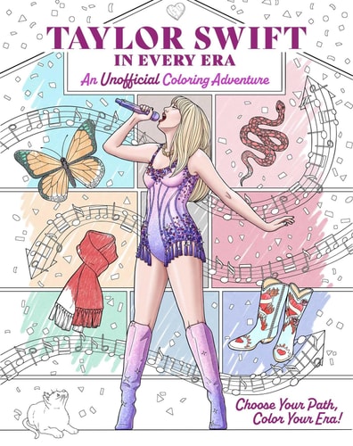 Taylor Swift in Every Era An Unofficial Coloring Adventure