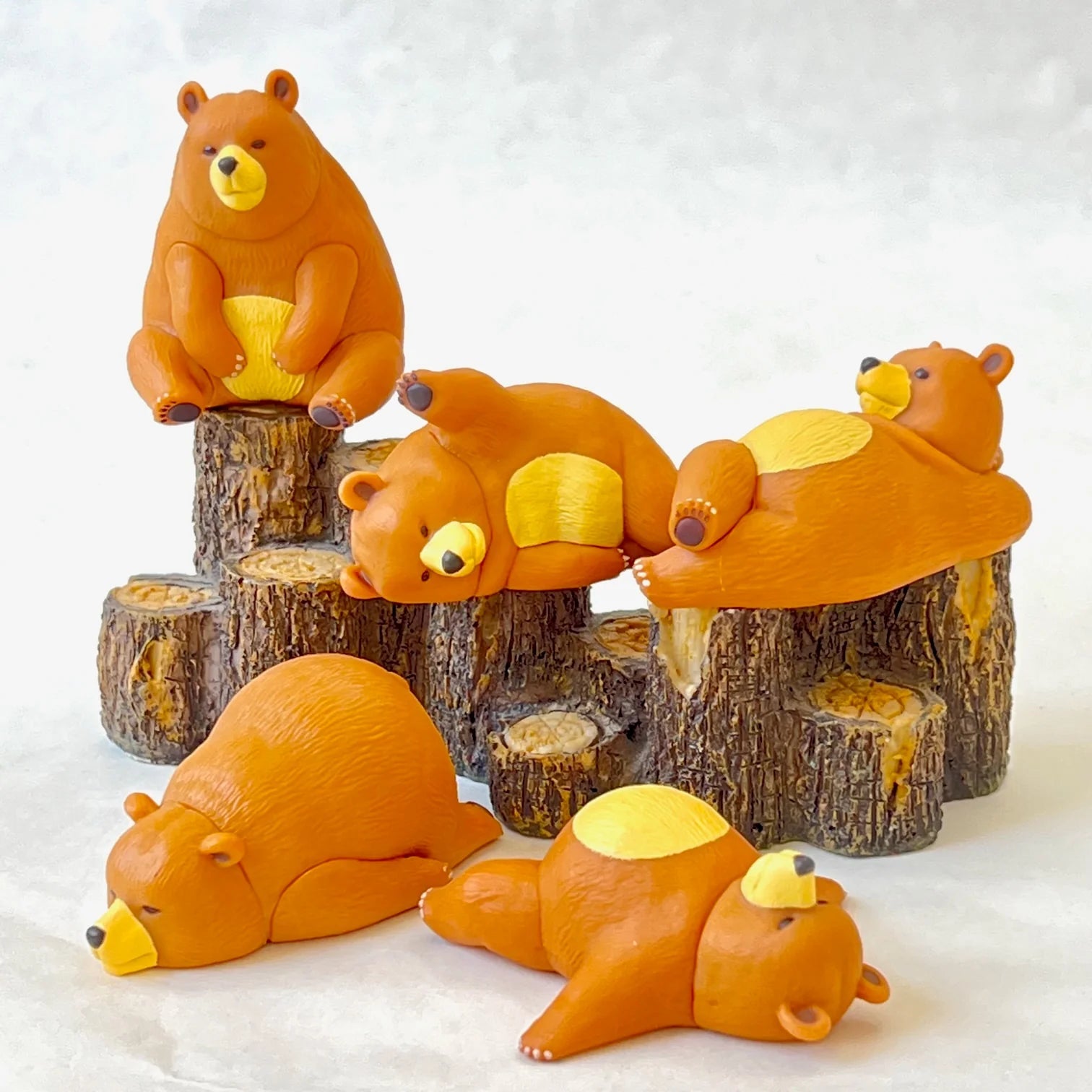 Gashapon Capsule All Ages Kuma Relax Bear (Sold As An Individual Capsule) by Homeportonline