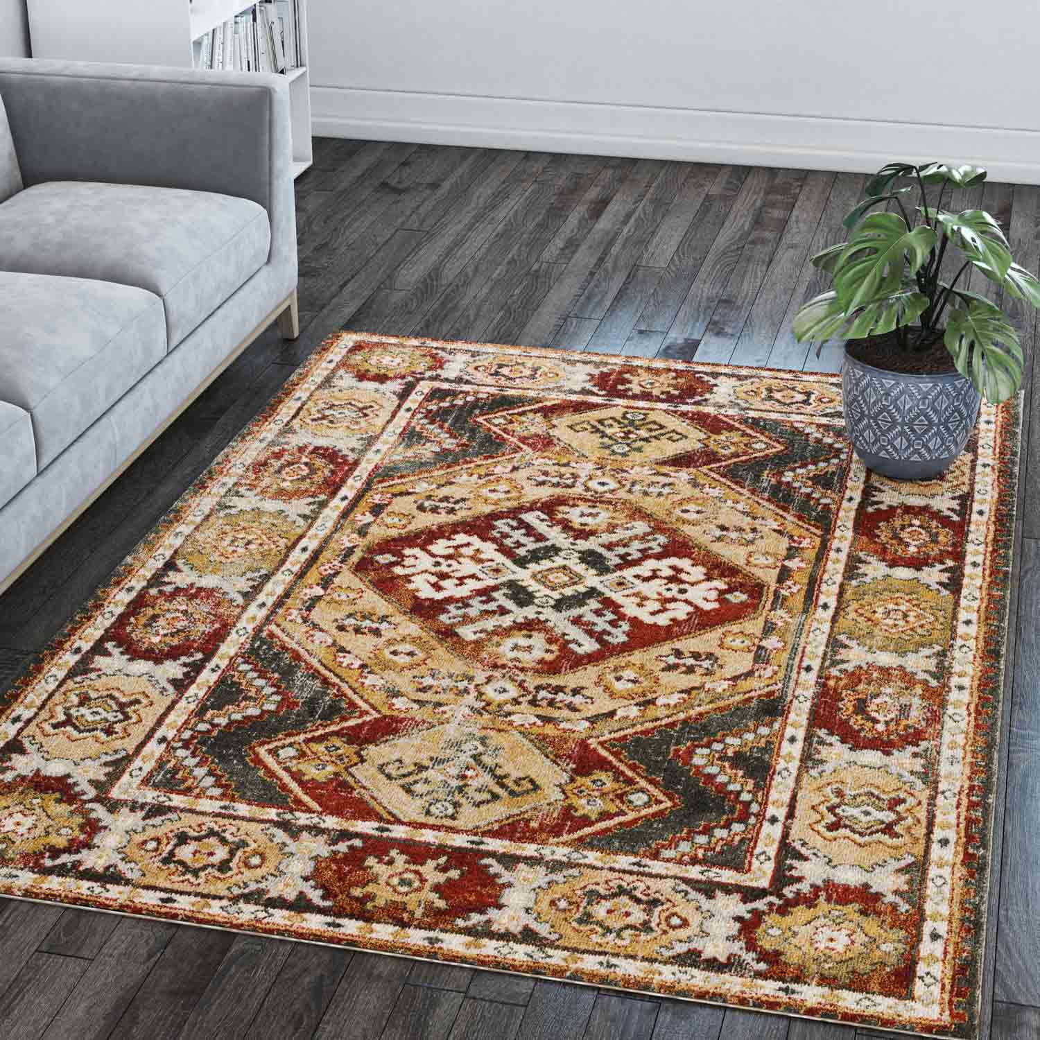 Karma Rug Canyon 2'3"X7'5" by Homeportonline