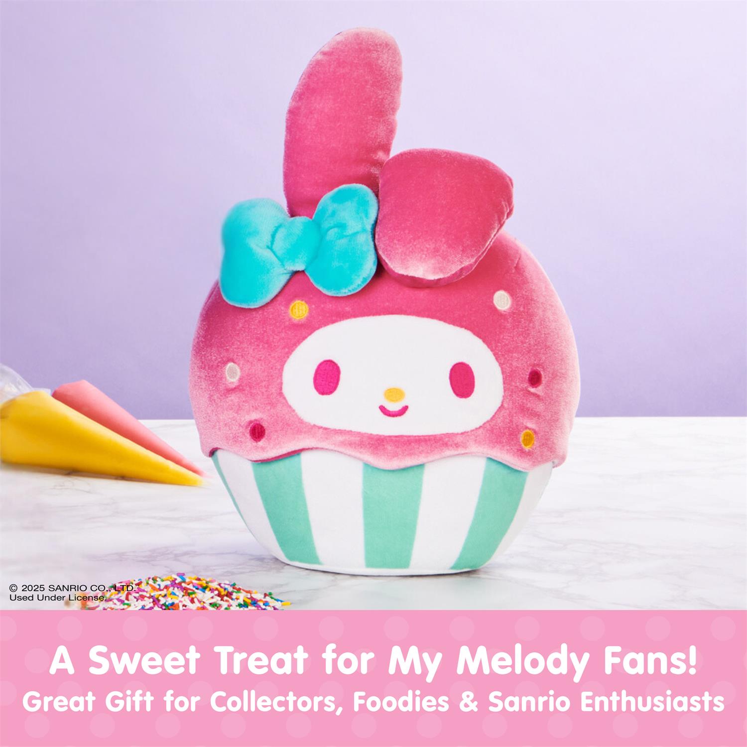 Plush Sanrio Hello Kitty My Melody Cupcake 8" by Homeportonline