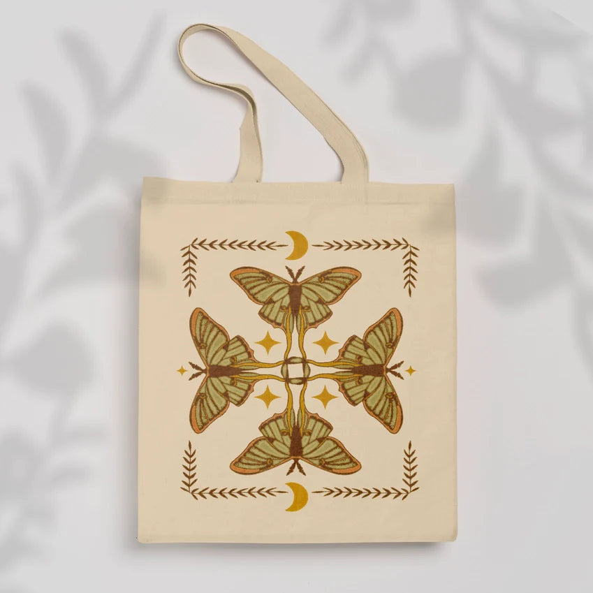Luna Moth Reusable Shopping Bag